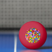 Farbige Candy Pieces Tischtennisball (Netto)