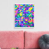 Farbige Candy Sprinkles Leinwanddruck (Insitu (Wohnzimmer))