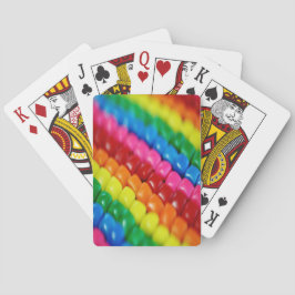 Farbige Candy Tabs 2 Spielkarten