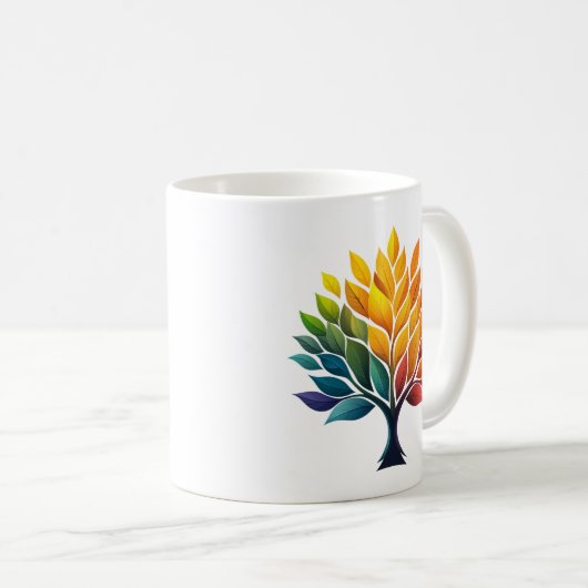 Farbige Canopy-Tasse Kaffeetasse (VorderseiteRechts)