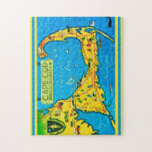 Farbige Cape Cod 11x14 Puzzle (Vertikal)