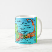 Farbige Cape Cod Postkarten-Karten-Tasse Kaffeetasse (VorderseiteRechts)