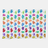 Farbige Cartoon Pilze Küchentuch (Horizontal)