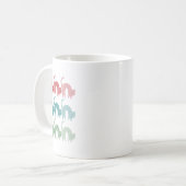 Farbige Cats Tasse (Vorderseite Links)