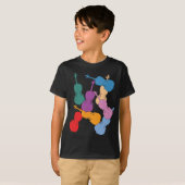 Farbige Cellos T-Shirt (Vorne ganz)