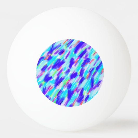 Farbige Chaos Tischtennisball (Vorderseite)