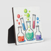Farbige Chemie-Laborglaswaren Fotoplatte (Vorderseite)