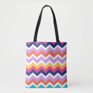 Farbige Chevron-Muster-Tasche Tasche