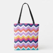 Farbige Chevron-Muster-Tasche Tasche (Rückseite)