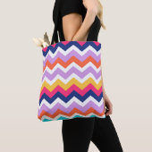 Farbige Chevron-Muster-Tasche Tasche (Von Nahem)