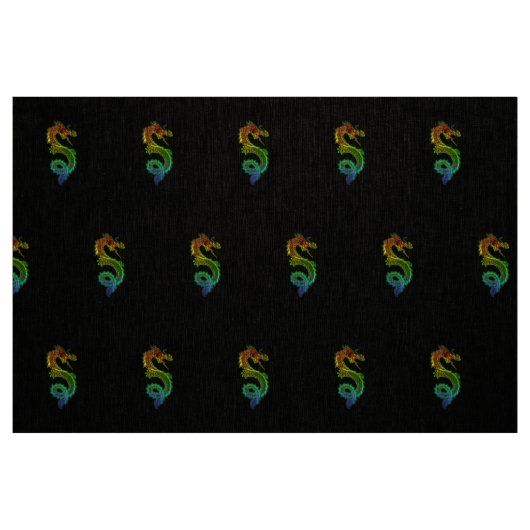 Farbige chinesische Drachennatur Stoff (Fat Quarter (45,7 x 55,9 cm))