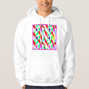 Farbige chromatische Muster Hoodie