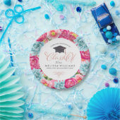 Farbige Circle-Blume bilden die Baureihe 2017 Pappteller (Party)