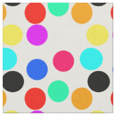 Farbige Circle Dots Stoff (Nahaufnahme)