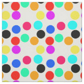 Farbige Circle Dots Stoff (Muster)