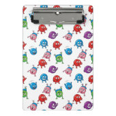 Farbige Circle-Zeichen Mini Klemmbrett (Vorderseite)