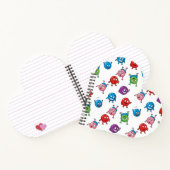 Farbige Circle-Zeichen Notizblock (Innenseite)