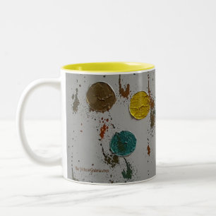 FARBIGE CIRCLES zweifarbige Tasse