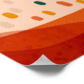 Farbige Cloud Kids Room Poster Niedliches Kinderzi (Ecke)