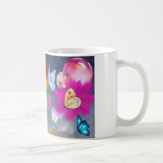 Farbige Clownfigur Kaffeetasse (Rechts)