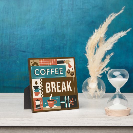 Farbige Coffee Quotes Fotoplatte (InSitu)