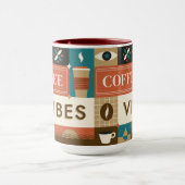Farbige Coffee Quotes Tasse (Zentrum)