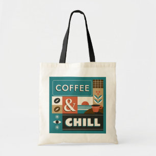 Farbige Coffee Quotes Tragetasche