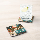 Farbige Coffee Quotes Untersetzer Set (Rechte Seite)