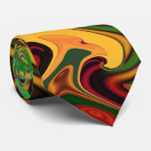 Farbige Coole Abstrakte Fraktal Kunst, Dichtung un Krawatte (Gerollt)