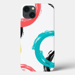 Farbige, coole, moderne, trendige Pinselstrichkrei Case-Mate iPhone Hülle