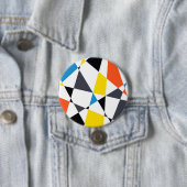 Farbige, coole, trendige, moderne geometrische For Button (Beispiel)