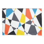 Farbige, coole, trendige, moderne geometrische For Kissenbezug (Vorderseite)