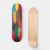 Farbige Cotton-Balls Skateboard (Vorderseite)