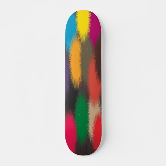 Farbige Cotton-Balls Skateboard (Vorne)