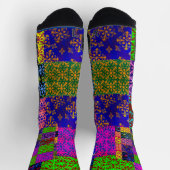 Farbige Crew Socken (Oben)