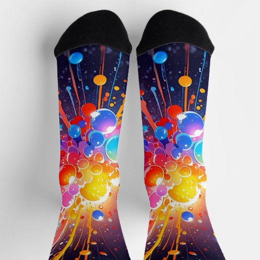 Farbige Crew Socken (Oben)