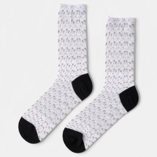 Farbige Crew Socken Sportstile, Strick & Spaß