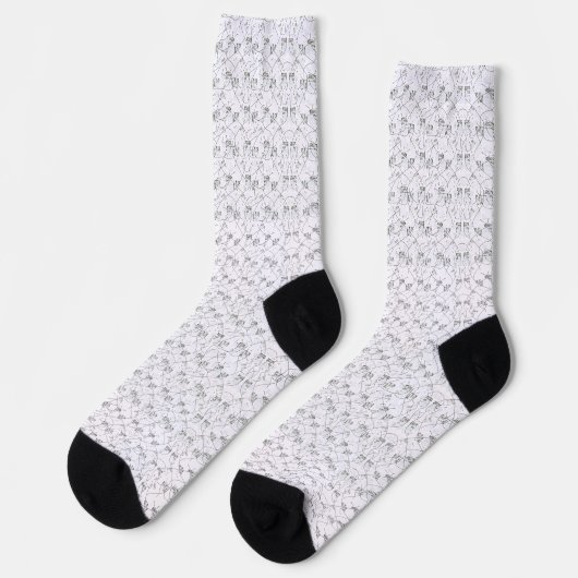 Farbige Crew Socken | Sportstile, Strick & Spaß (Linkes Detail)