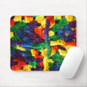Farbige Crochet Mousepad (Mit Mouse)