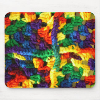 Farbige Crochet Mousepad