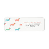 Farbige Dackel (Vorne)