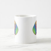 Farbige Dackel Kaffeetasse (Mittel)