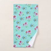 Farbige Daisy-Blume Badhandtuch Set (Handtuch)