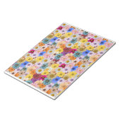 Farbige Daisy-Blume Gemustert Notepad Notizblock (angewinkelt)