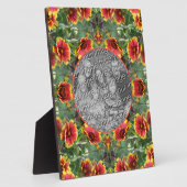 Farbige Daisy-Blume kreieren Ihr eigenes Foto Fotoplatte (Seite)