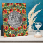 Farbige Daisy-Blume kreieren Ihr eigenes Foto Fotoplatte (Seite)