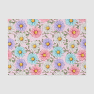 Farbige Daisy-Blume Rosa Seidenpapier