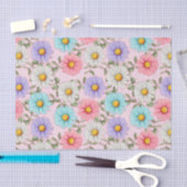 Farbige Daisy-Blume Rosa Seidenpapier (Handwerk)