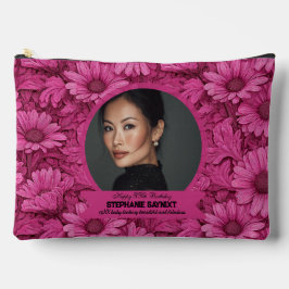 Farbige Daisy Erwachsener Geburtstag Customized Zubehörtasche
