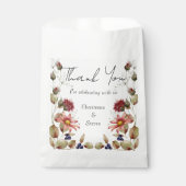 Farbige Daisy-Wildblume Geschenktütchen (Vorderseite)